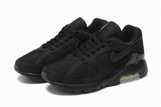 Cheap Nike Air Max 180 Night OPS Men's Women's Shoes Black-01 - Click Image to Close